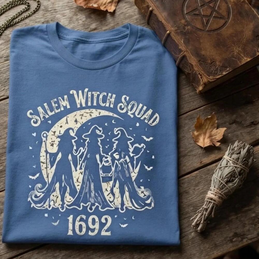 Salem Witch Squad 1692 Halloween Tee